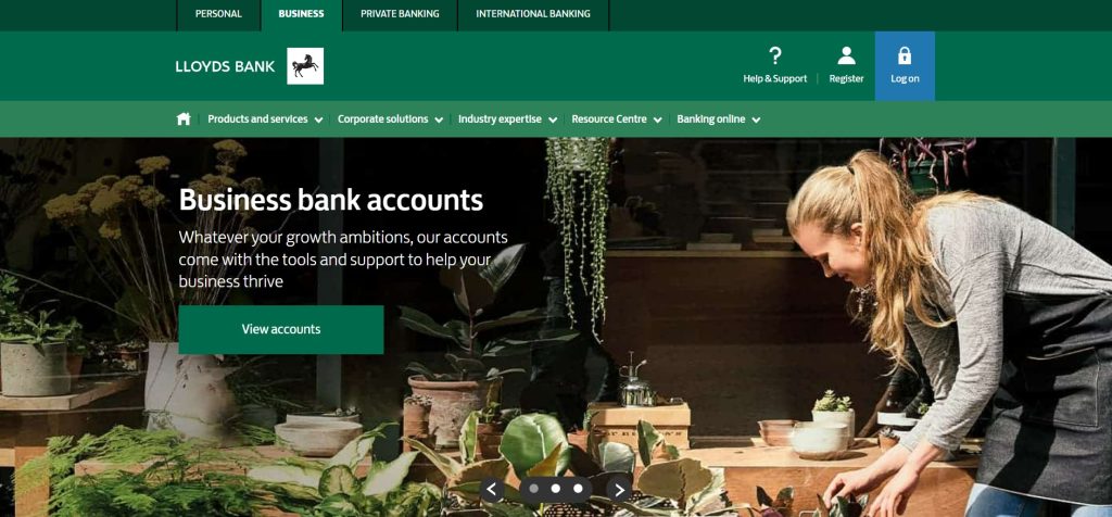 Lloyds Business Account for new and small Businesses