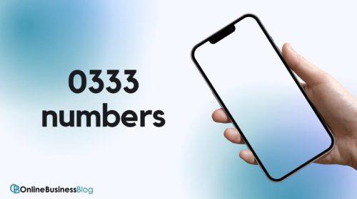 0333 numbers