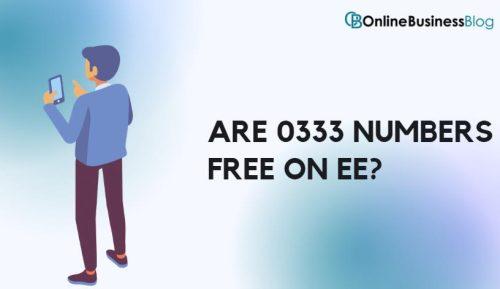 Are 0333 numbers free on ee