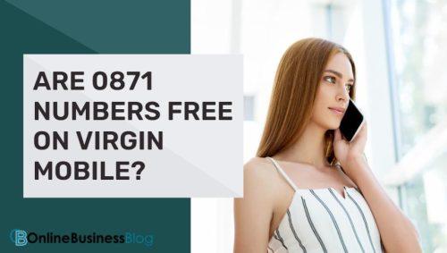 Are 0871 numbers free on Virgin mobile