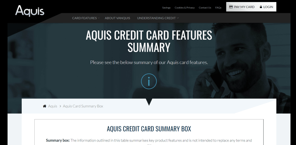 Aquis credit card