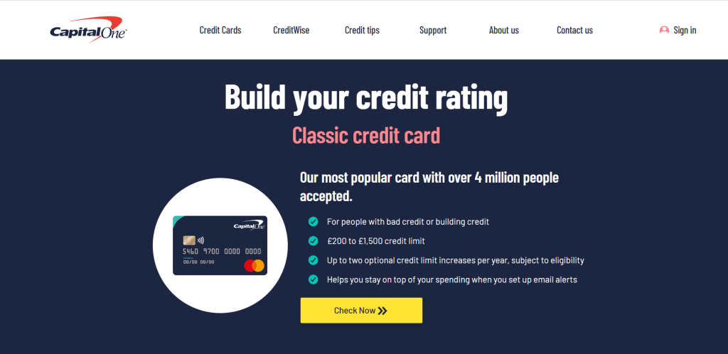 Capital One Classic Credit Card