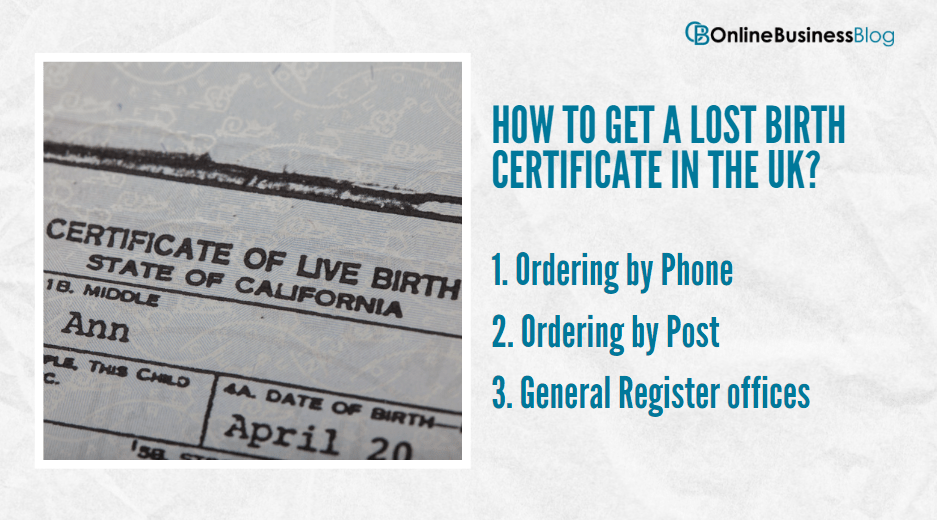 Lost Birth Certificate in UK How to Get it? Online Business Blog