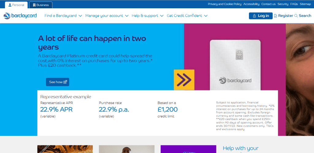 Nutmeg Visa Credit Card from Barclaycard