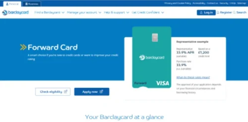 Barclaycard Forward credit card review