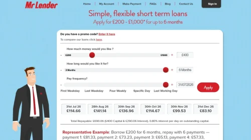 Mr Lender loan